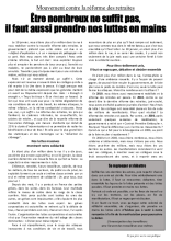 Tract sur le mouvement contre la réforme des retraites (31 janvier 2023)